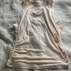 Athleta Women's Cream Sleeveless Top